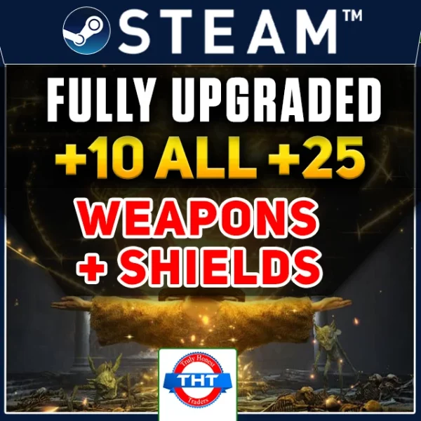 Elden Ring PC Weapons + Shields Fully Upgraded