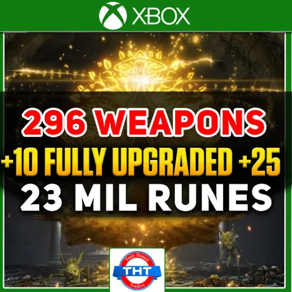 Elden Ring Xbox Weapons Fully Upgraded +10 +25